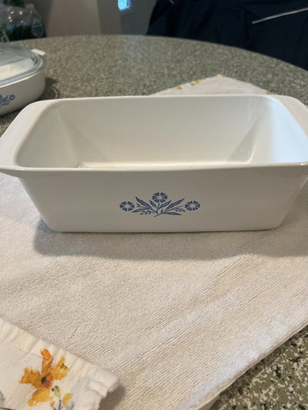 CorningWare Cornflower Blue Loaf Pan – Vintage USA (No Lid)